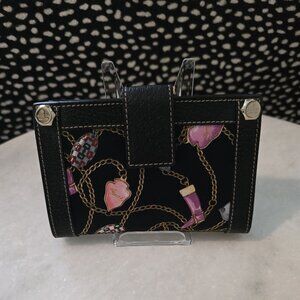 Gucci Small Printed Heart and Chain Motif Wallet in Box